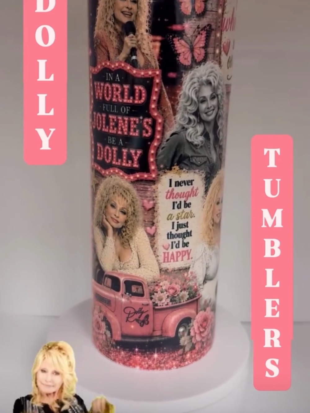 Dolly Parton Tumblers